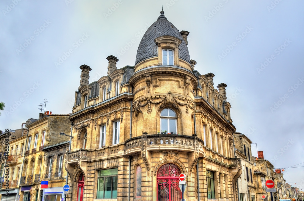 Buildings in the historic centre of Bordeaux, France Buildings in the historic centre of Bordeaux, France