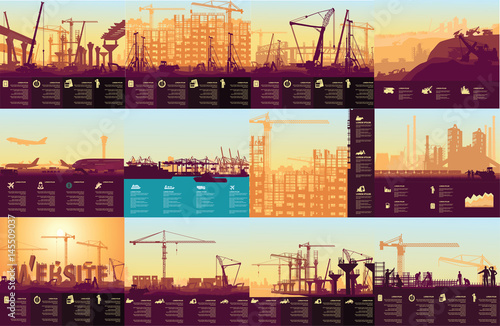City under construction set