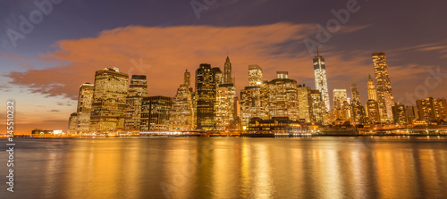 View of lower Manhattan from Brooklyn