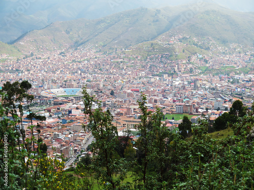 City of Cuzco in Peru