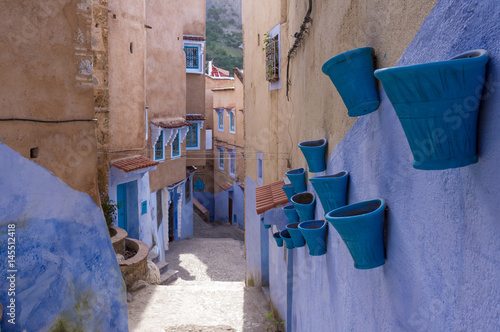 Ruelle bleue de Chefchaouen, ville du Maroc © Suzanne Plumette