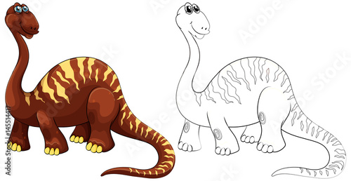 Doodle animal for brachiosaurus