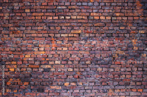 brick wall street background for design, texture of old brickwork