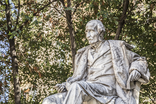 Statue of Terenzio Mamiani in Rome, Italy