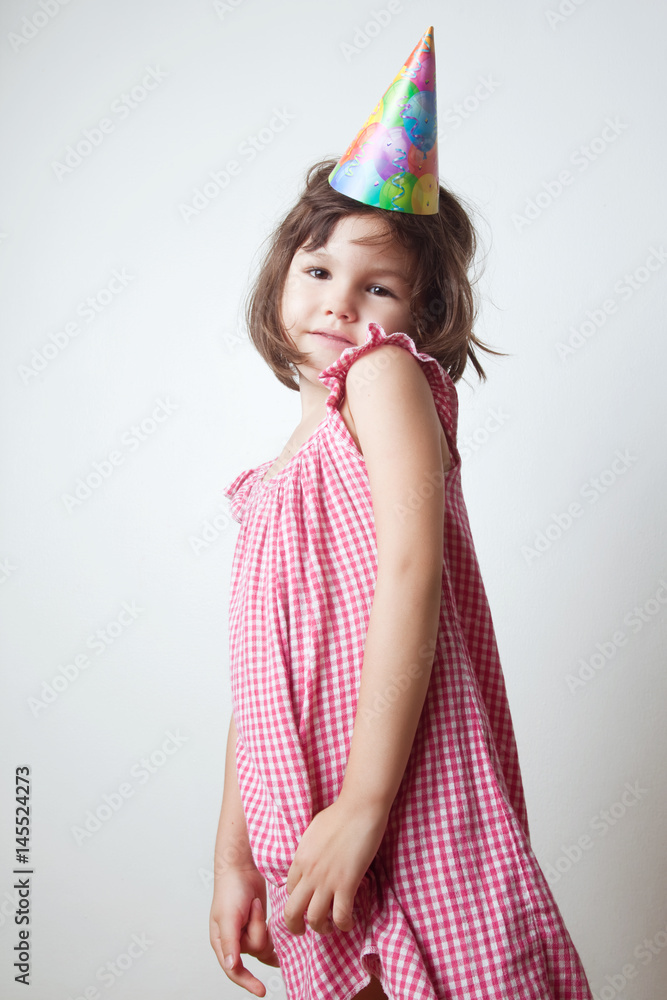 Girl in a Party Hat 