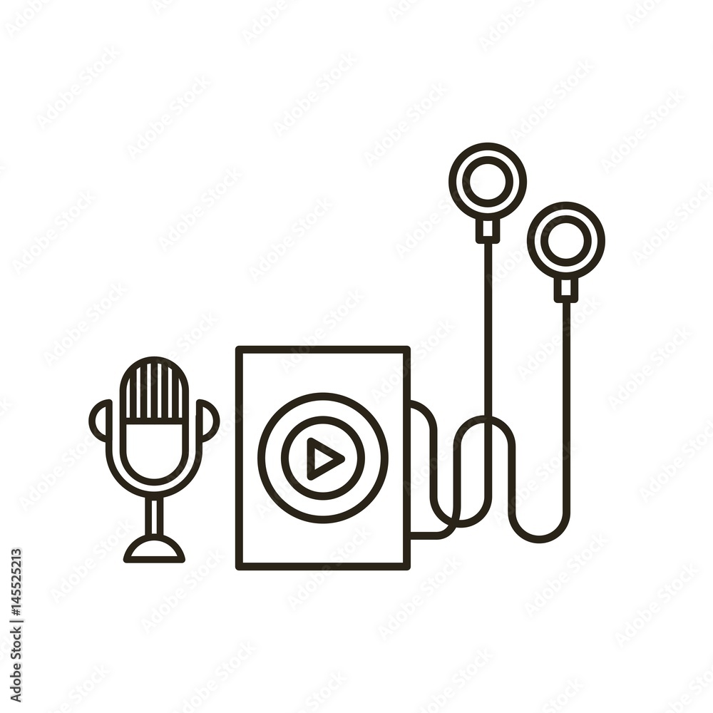 video marketing flat line icons vector illustration design video marketing flat line icons vector illustration design
