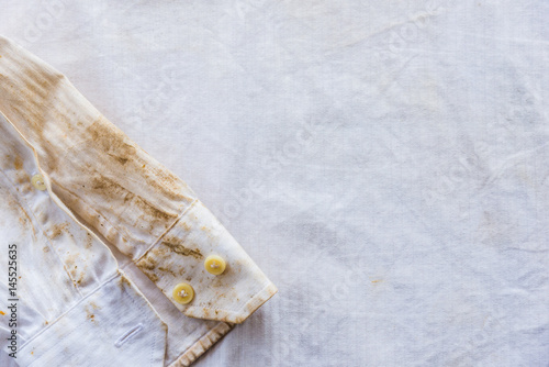 Wallpaper Mural Closeup white dirty shirt for background use Torontodigital.ca