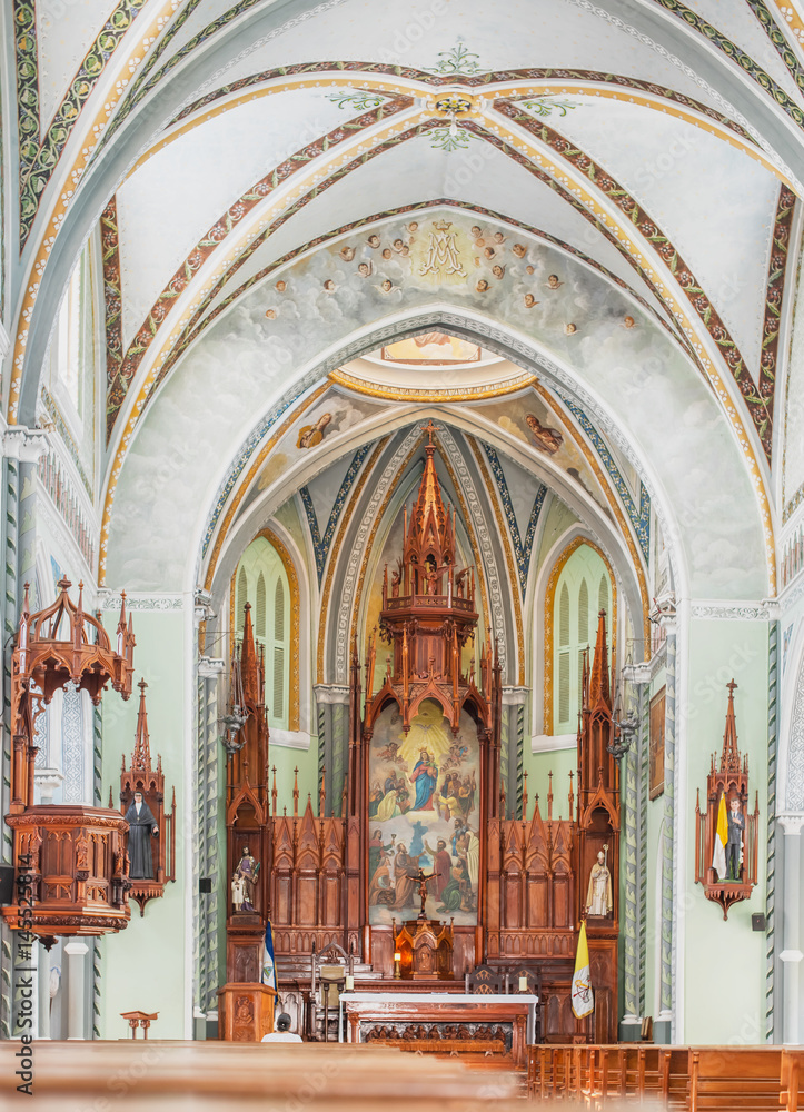 Nave of La Capilla Maria Auxiliadora, Granada, Nicaragua