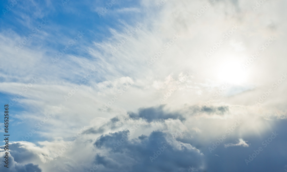 Beautiful blue sky Beautiful blue sky