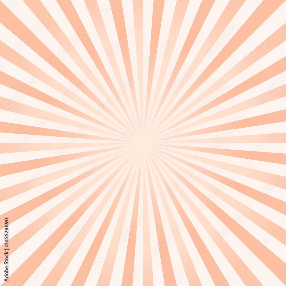 Fototapeta premium Abstract background. Soft Orange rays background. Vector EPS 10, cmyk