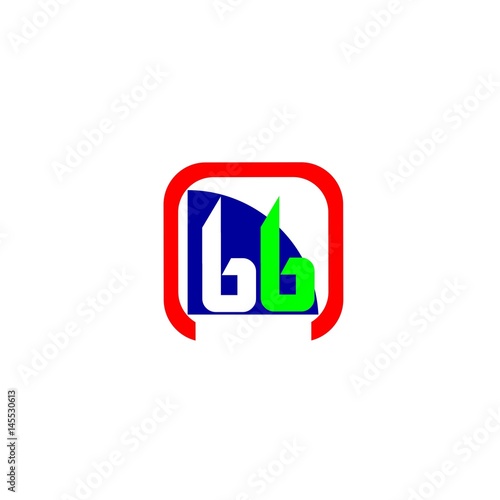 letter bb logo vector