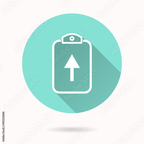 Clipboard - vector icon.