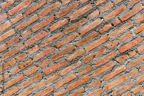 Texture of exterior brick wall stucco background.