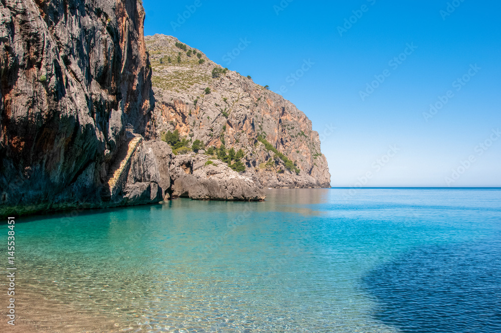 Beach Sa Calobra, Mallorca, Spain