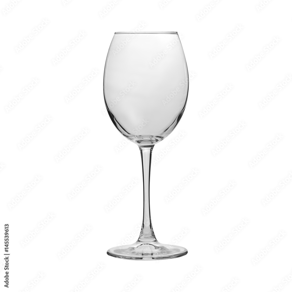 Glass transparent empty glass for drinks, isolated on white background. Glass transparent empty glass for drinks, isolated on white background.