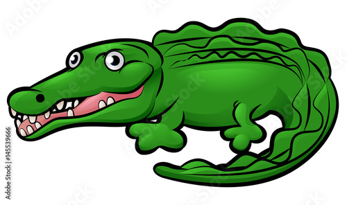 Crocodile Alligator Animal Cartoon Character