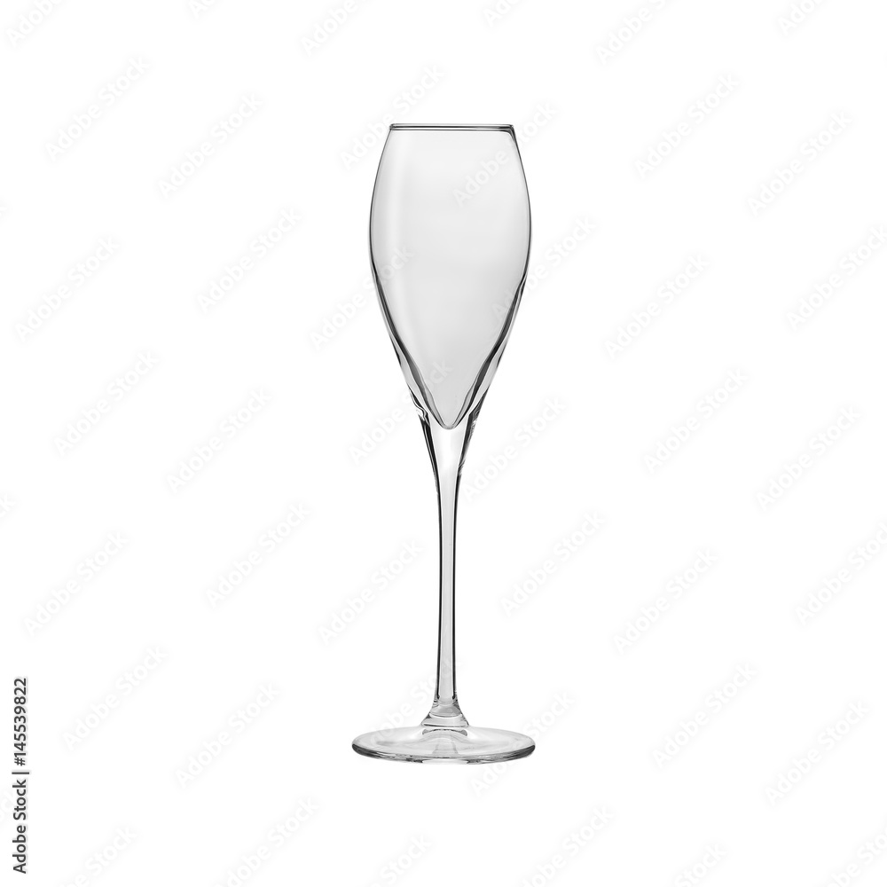 Glass transparent empty glass for drinks, isolated on white background. Glass transparent empty glass for drinks, isolated on white background.