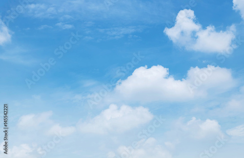 Fototapeta Naklejka Na Ścianę i Meble -  Blue sky and cloud in cloudy day textured  background