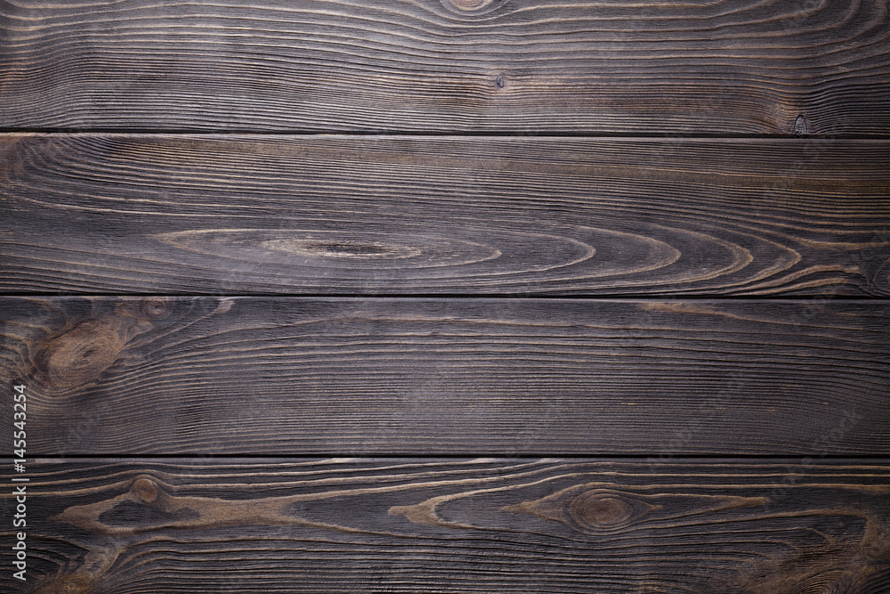Fototapeta premium Dark wooden wall background