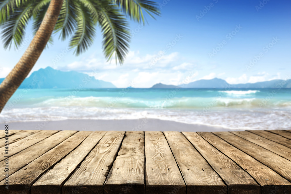 Fototapeta premium summer desk 