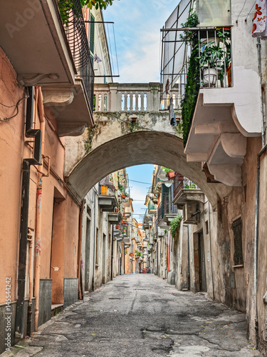 Ortona, Abruzzo, Italy: alley in the old town