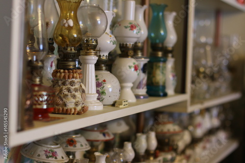 Oil lamps collection