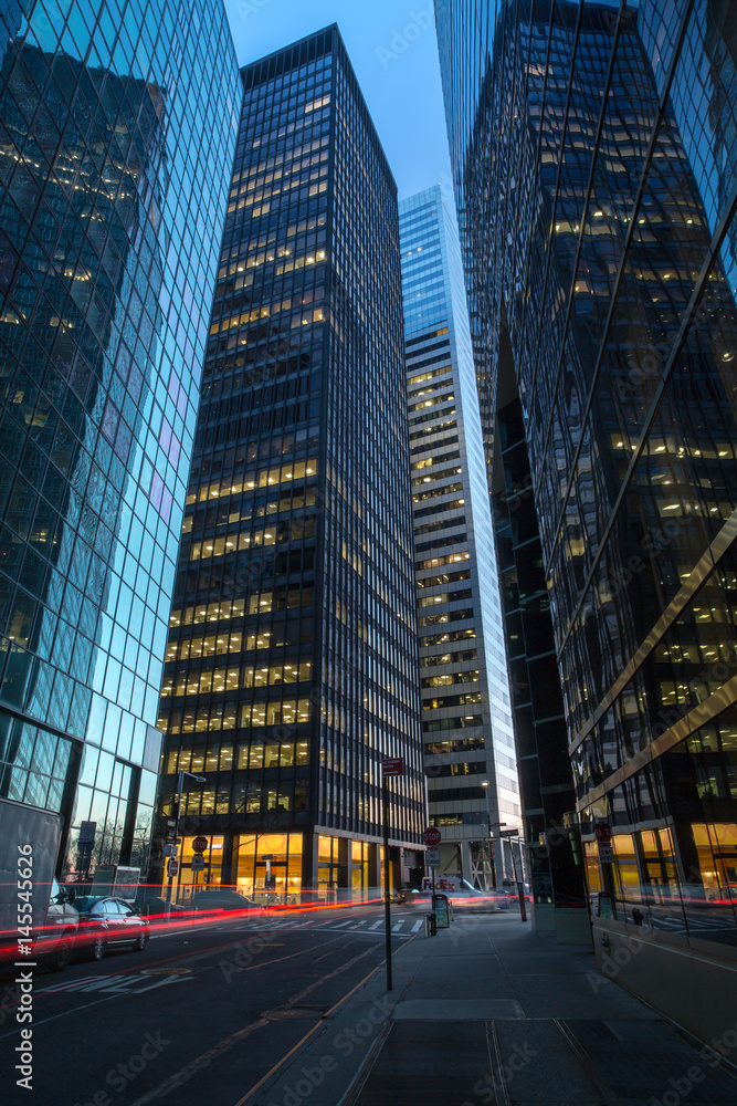 custom made wallpaper toronto digitalDowntown manhattan street view