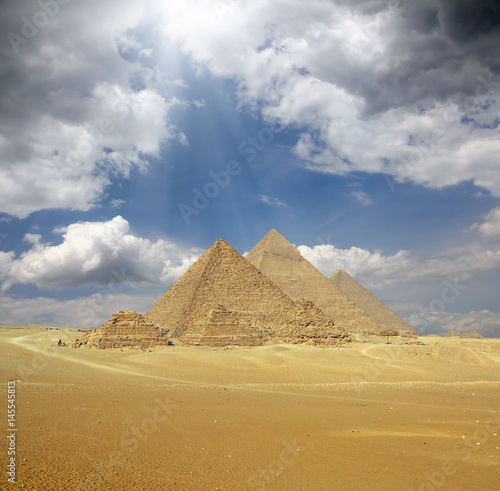 Great pyramids in Egypt