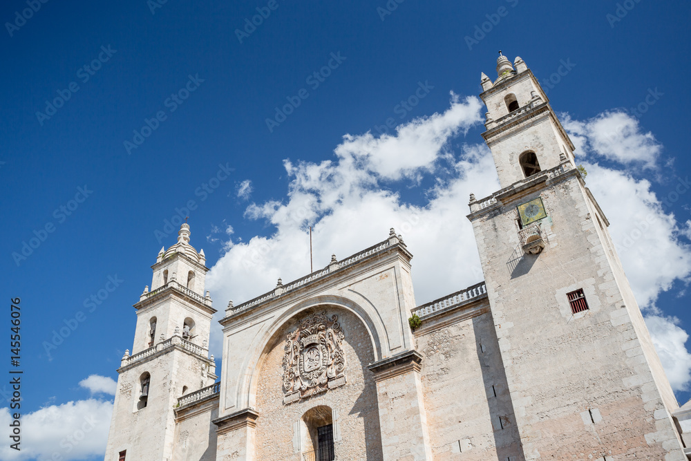 Fototapeta premium Merida cathedral, Yucatan, Mexico