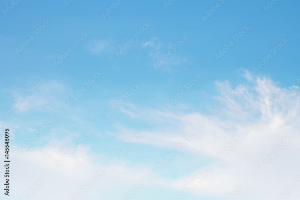 Blue sky and cloud in cloudy day textured  background
