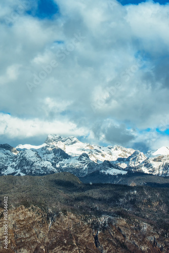 Beautiful Triglav mountain landscape