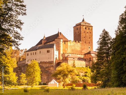 Kost - Medieval castle in Bohemian Paradise, Czech Republic, Europe.
