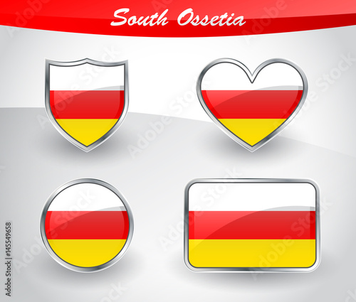 South Ossetia flag icon set with shield, heart, circle, rectangle Free Download South Ossetia flag icon set with shield, heart, circle, rectangle - GFXLoad