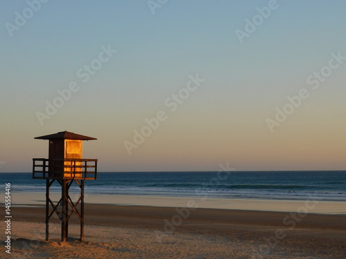 Abendstimmung an einem Strand an der Costa de la Luz in der Vorsaison © knautschbaer