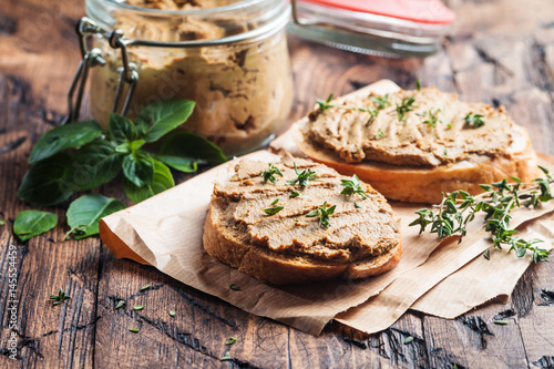 Fresh chicken liver pate