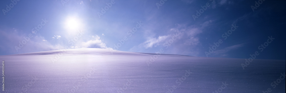 富良野の雪原
