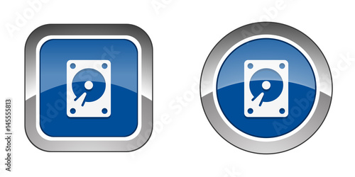 Chrome  Web  Button - Black