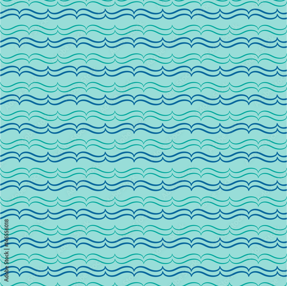Wavy line seamless pattern Wavy line seamless pattern