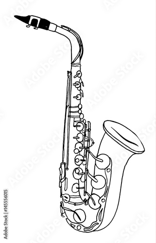 Saxophone sketch