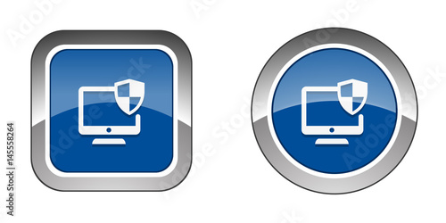 Chrome  Web  Button - Black