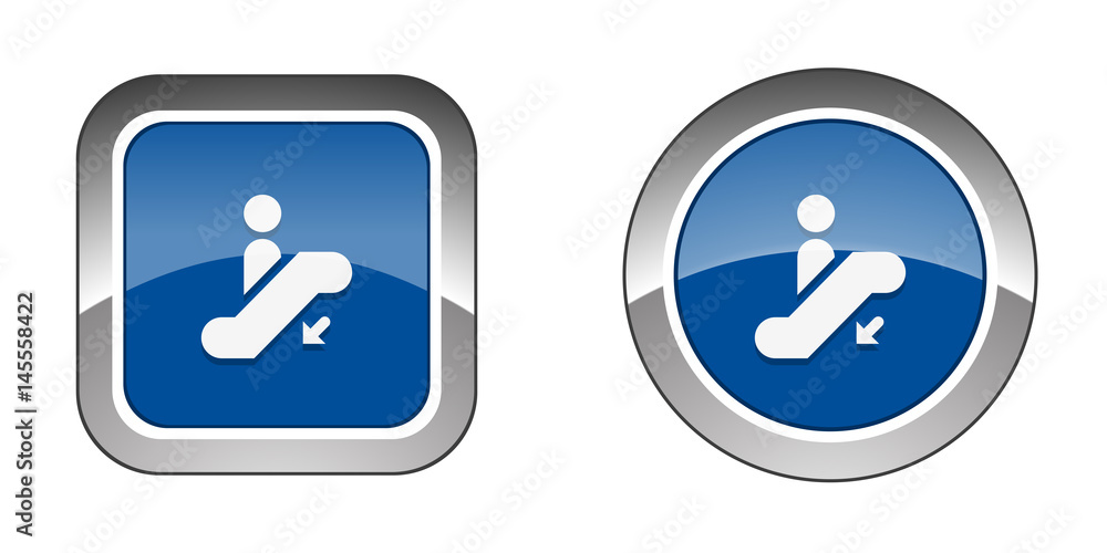 Chrome Web Button - Black Chrome Web Button - Black