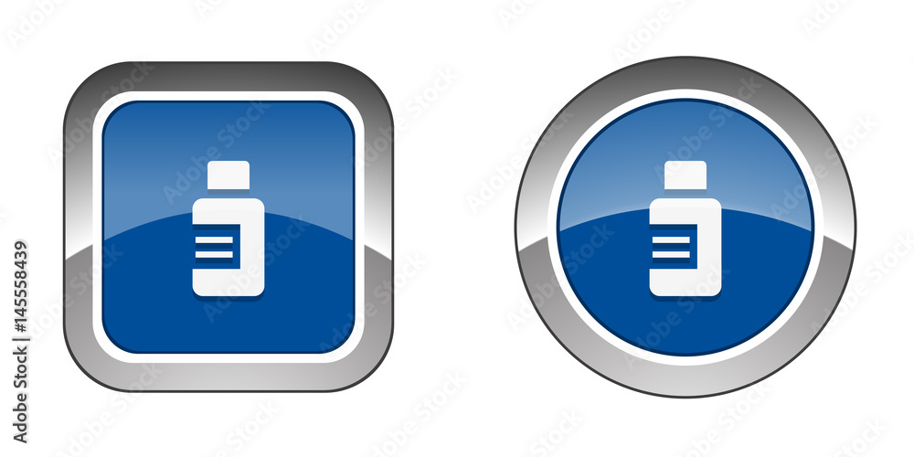 Chrome  Web  Button - Black