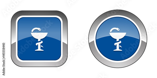 Chrome  Web  Button - Black