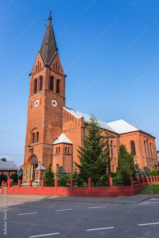 Saint Theresa of the Child Jesus Church in Szymabrk town, Cassubia region of Poland