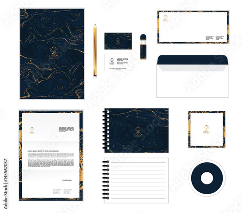 corporate identity template for your business includes CD Cover, Business Card, folder, Envelope and Letter Head Designs No.6