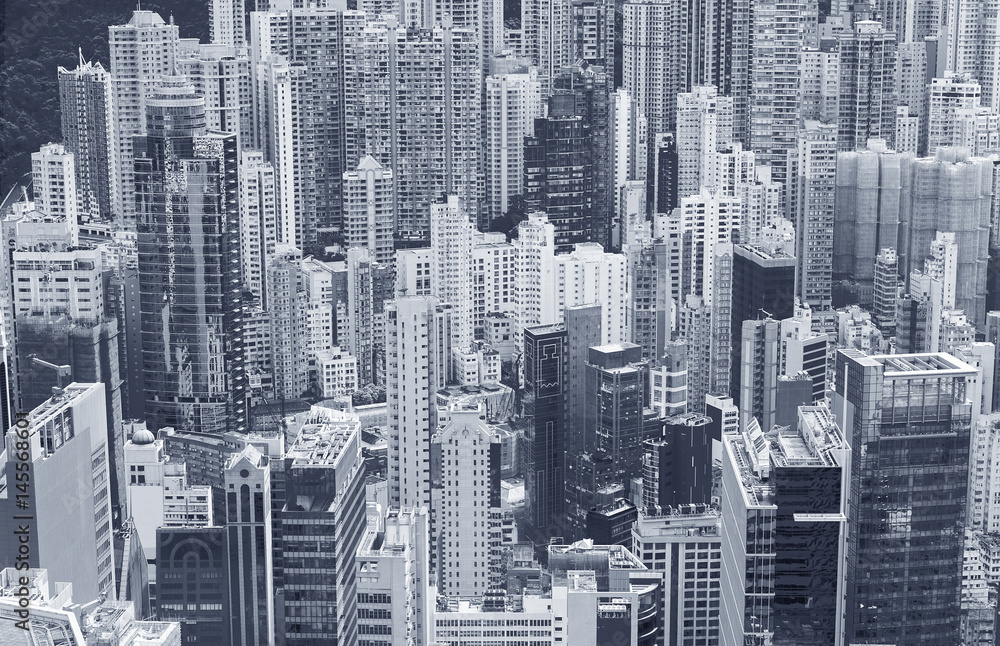 Aerial view of Hong Kong City Aerial view of Hong Kong City