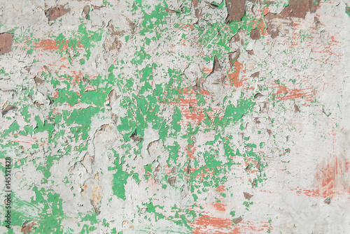 surface of rusty iron with remnants of old paint, texture background