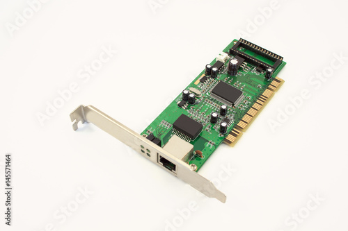 Ethernet card for personal computer. photo