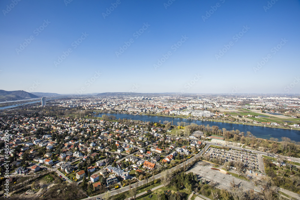 vienna city from above