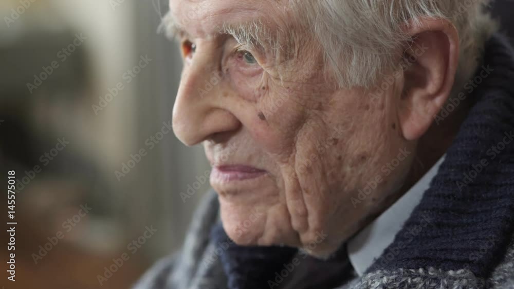 Very Old Man sad and depressed. Sad Grandfather portrait Very Old Man sad and depressed. Sad Grandfather portrait